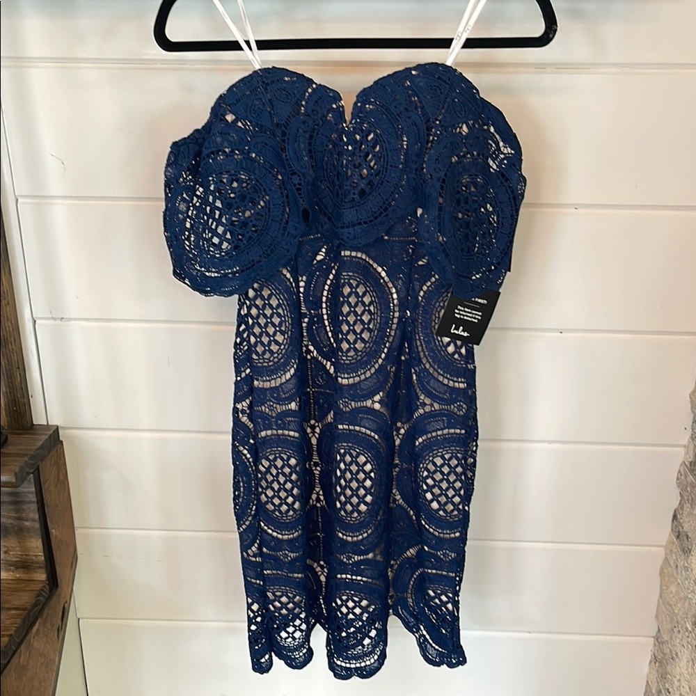 Lulus off the shoulder lace dress